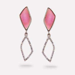 Pink Teardrop Earrings Pink Teardrop Earrings