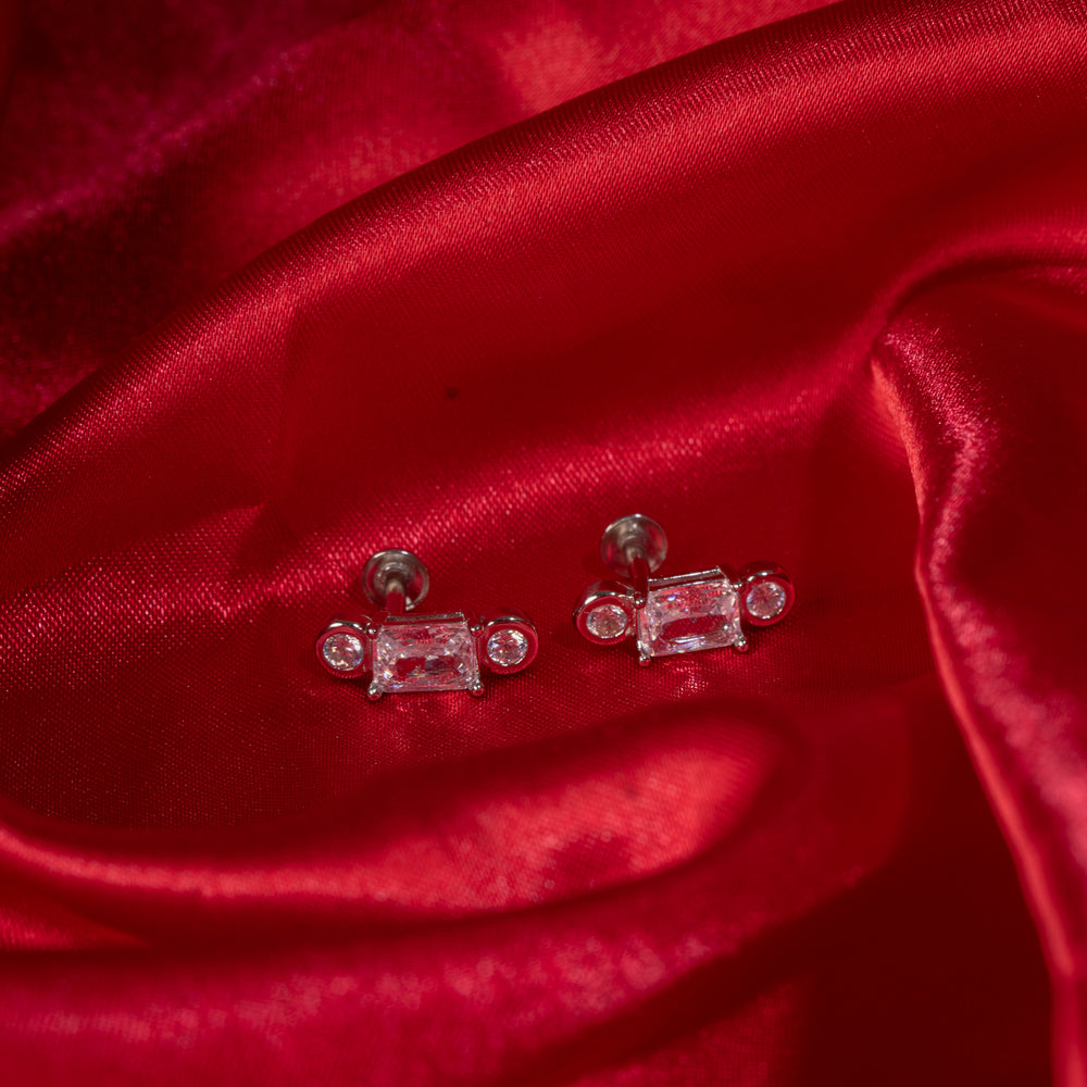 Crystal Clarity Gem Studs