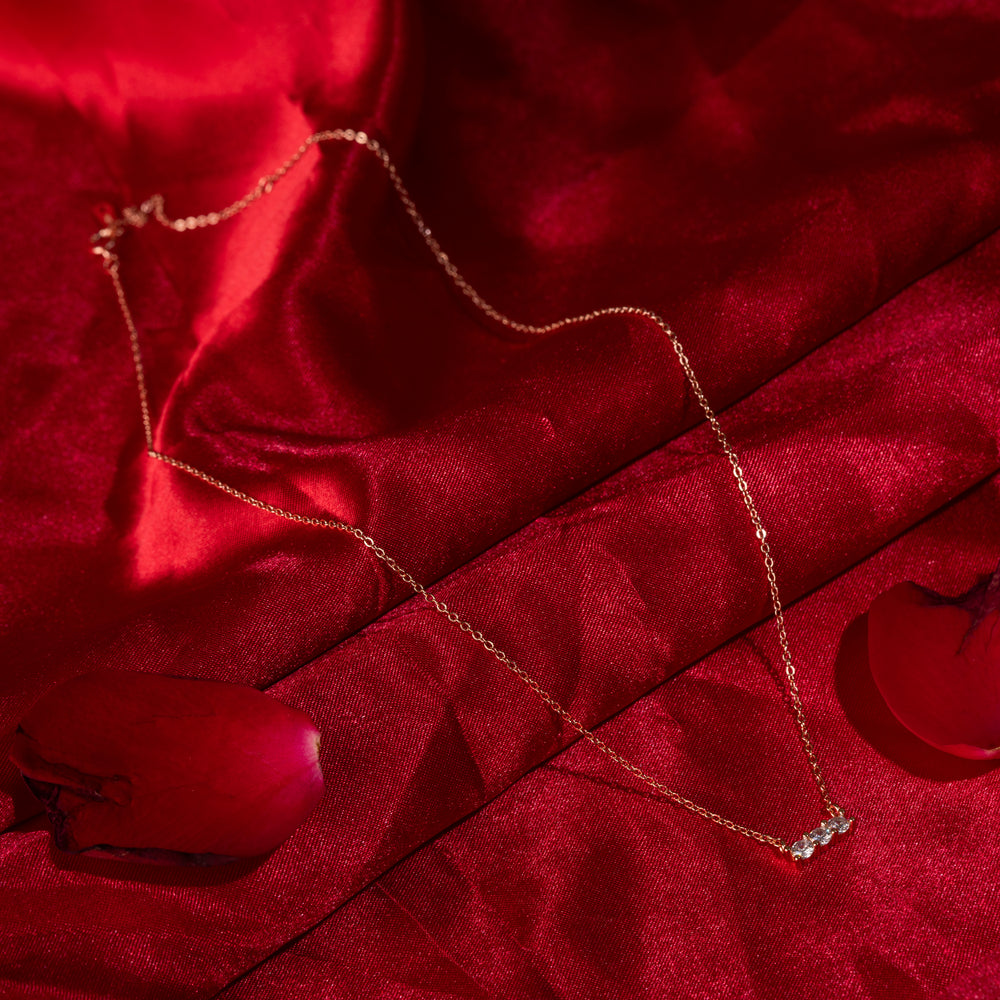 Three Stone Charm Pendant