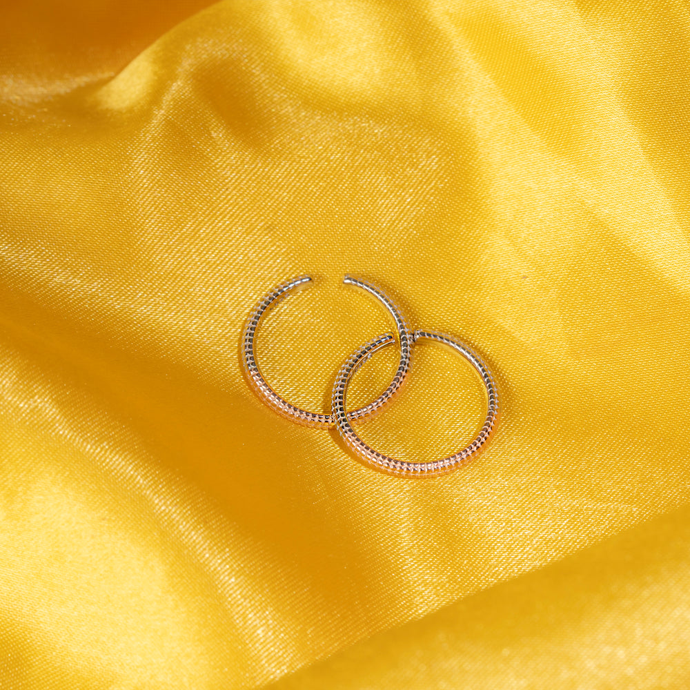 braided design Toe Rings