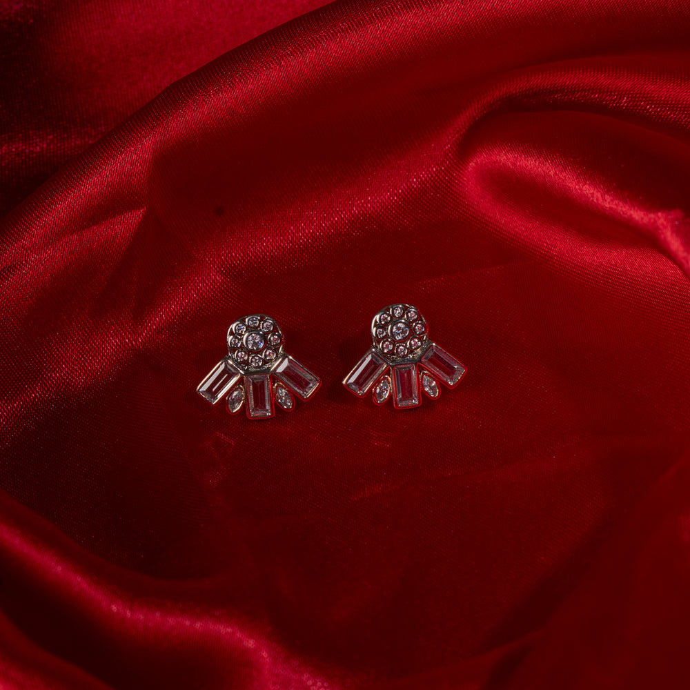 Fan Stud Earrings