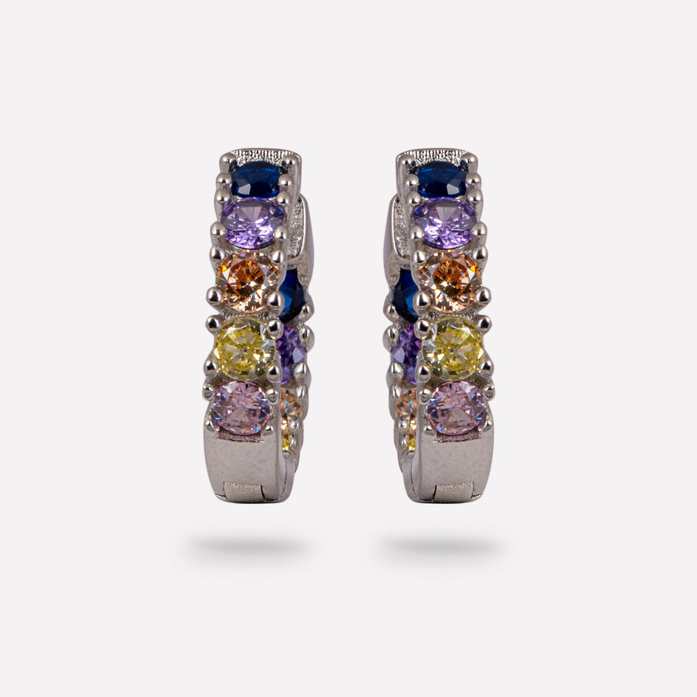 Multicolor Hoop Earrings