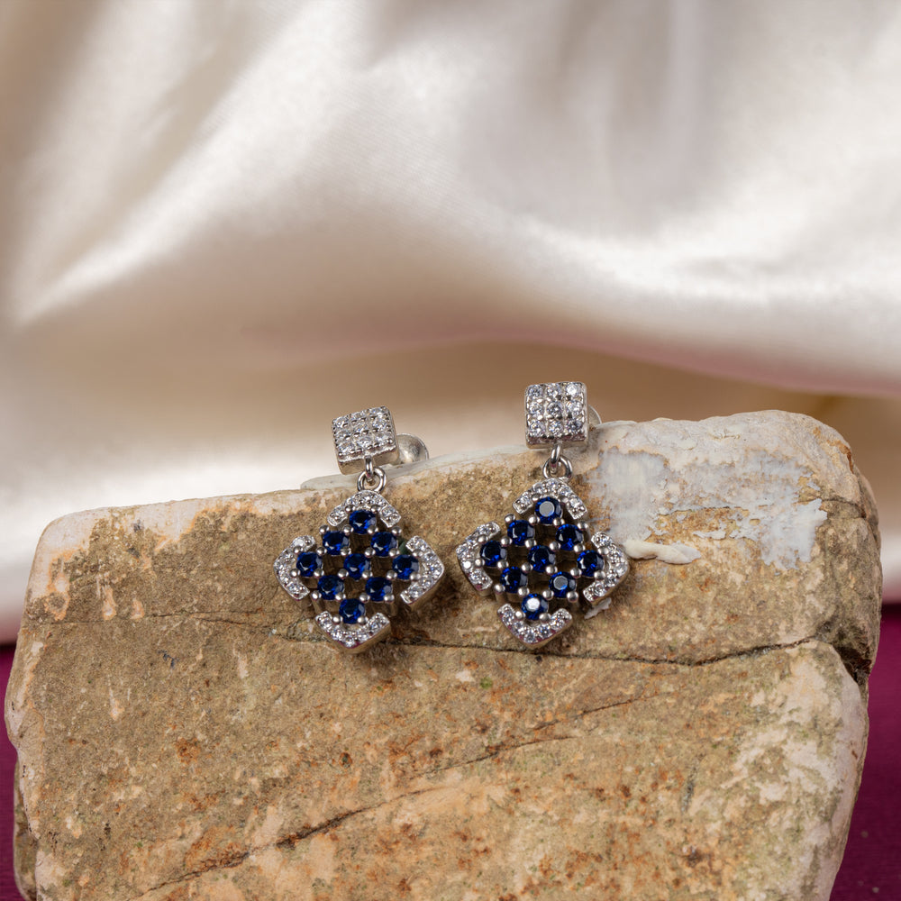 Crystal Blue Harmony Studs