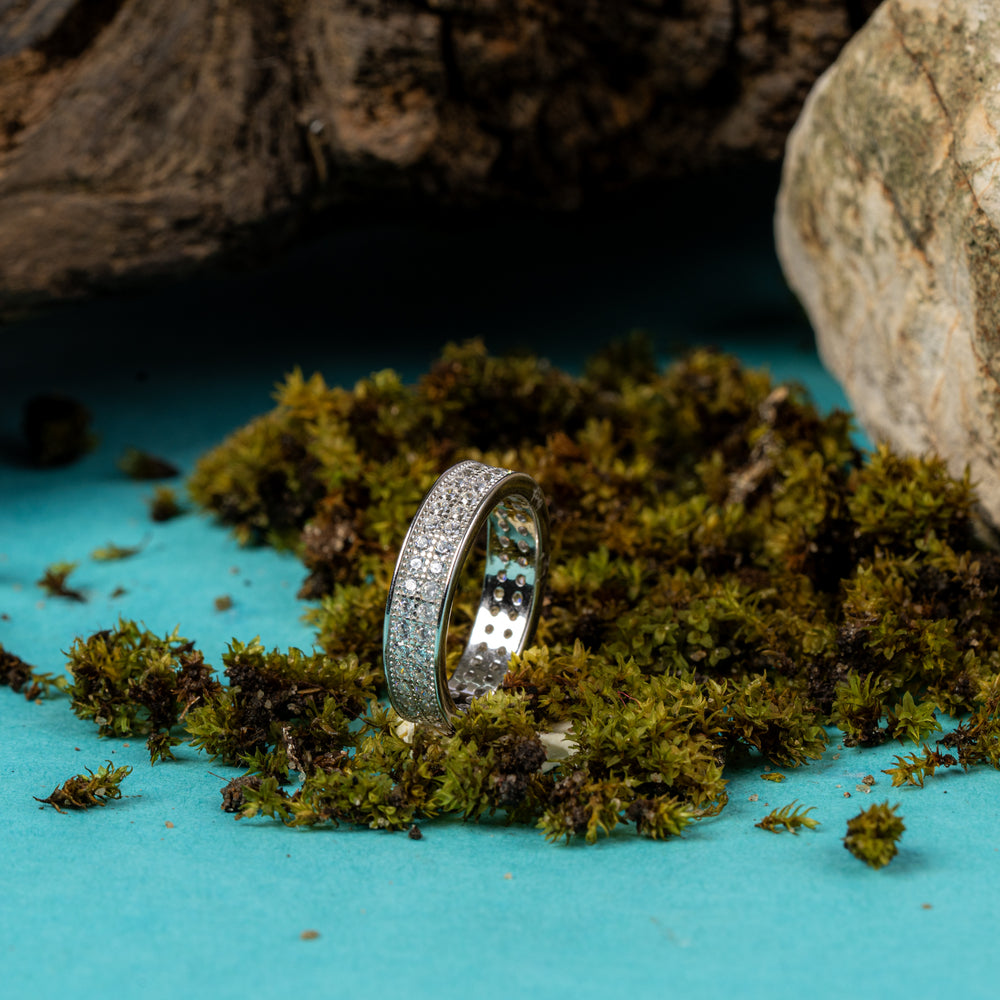 Diamond Glitz Sterling Silver Ring