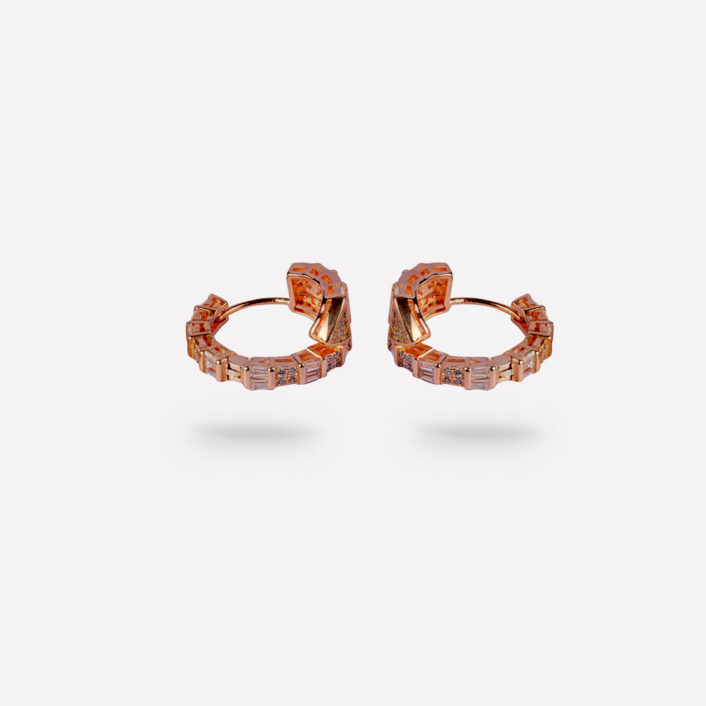 Rose Gold Hoop Earrings