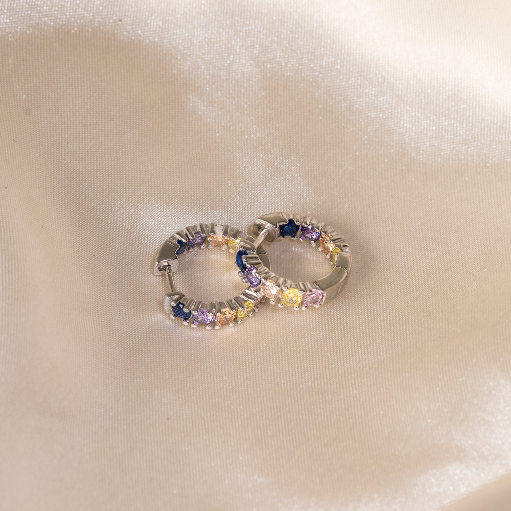 Multicolor Hoop Earrings