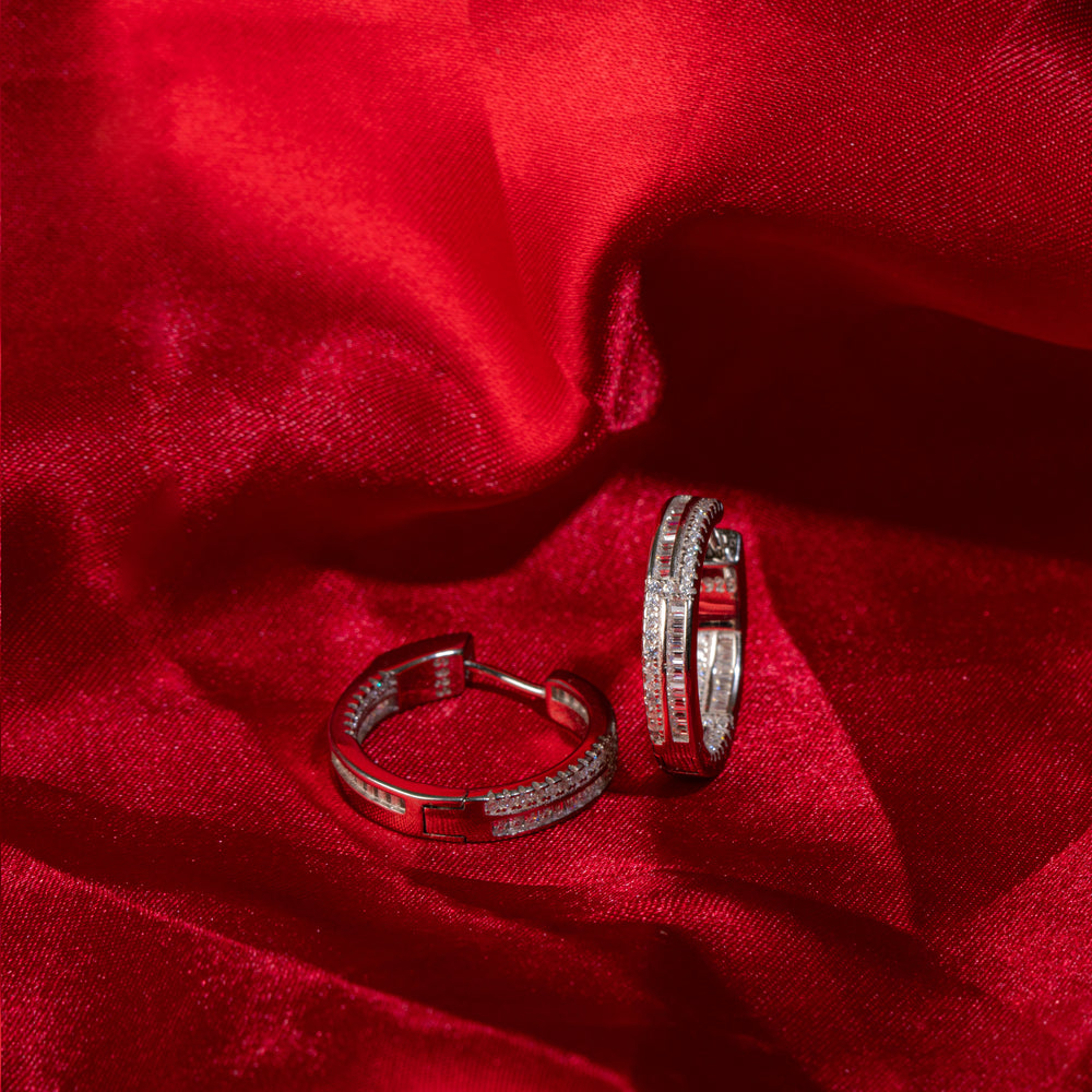 Sparkling Circles Earrings