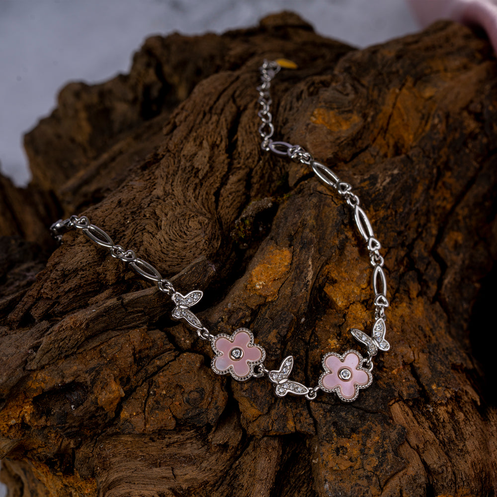 Mother of Pearl 925 Silver Bracelet