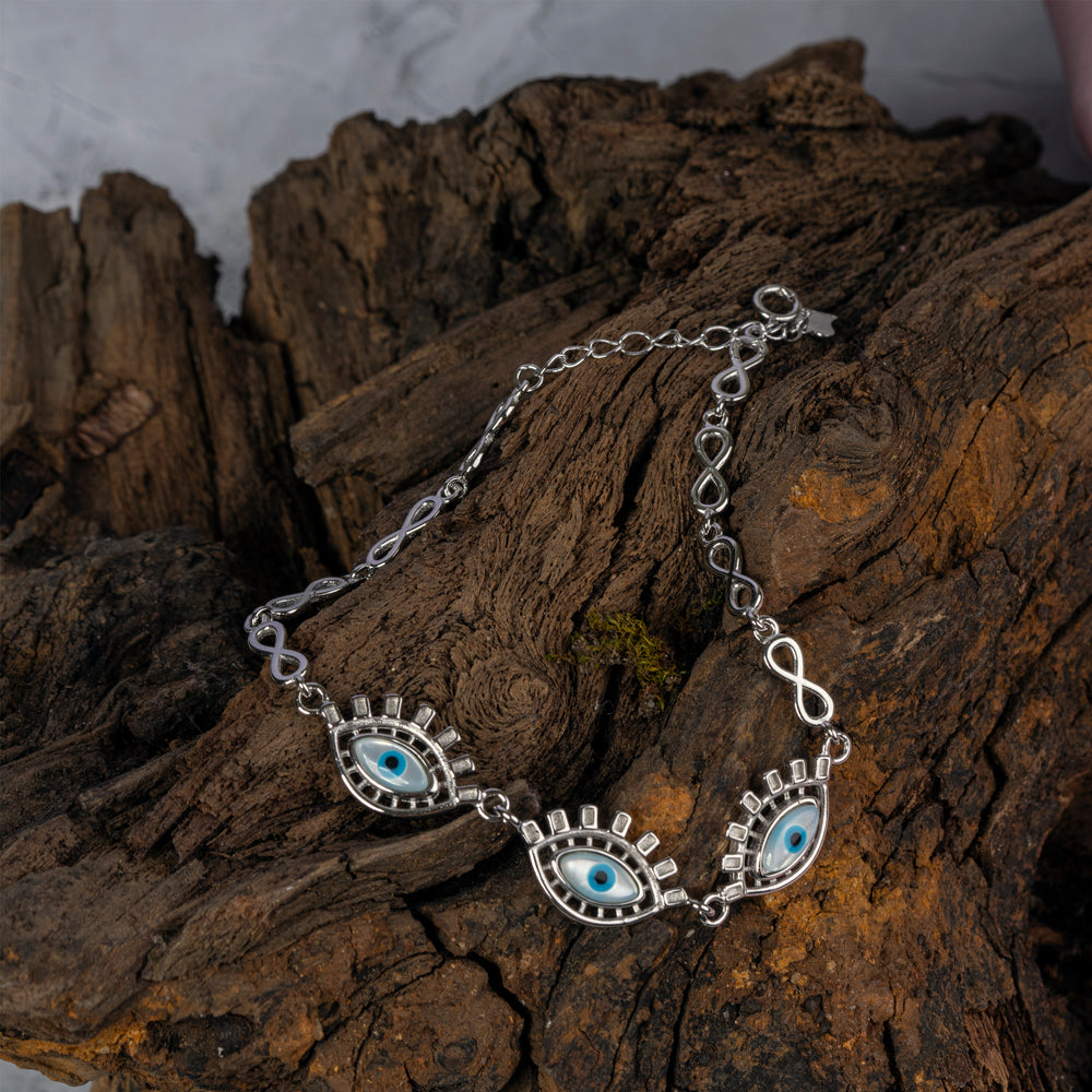 Evil Eye 925 Silver Bracelet