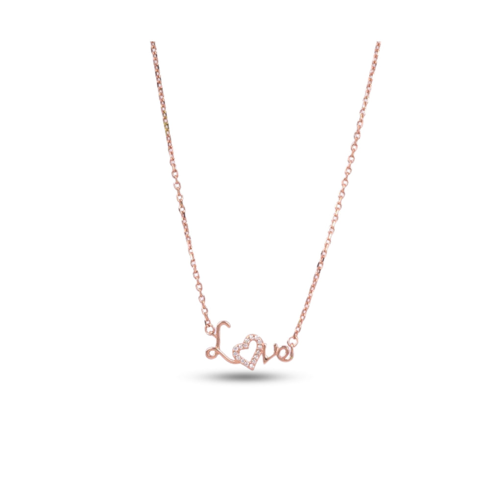 Love Knot Rose Gold Pendant