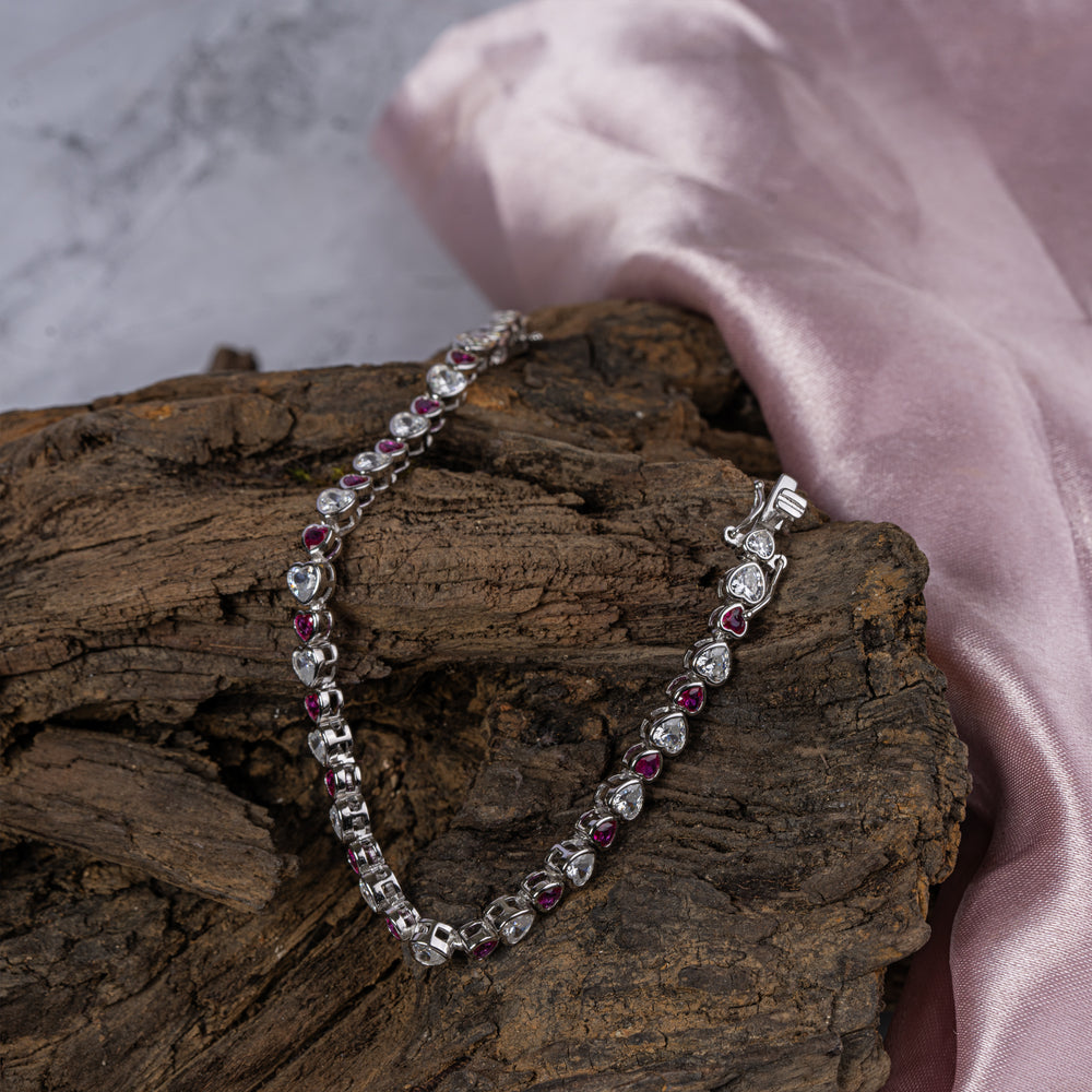 CZ Stone 925 premium silver bracelet