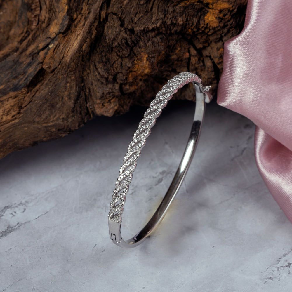 Shimmering Twisted Spring Bracelet