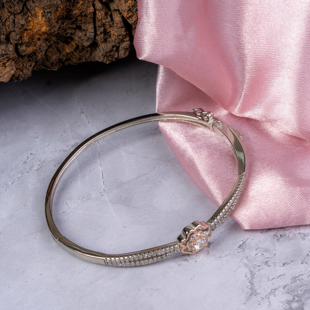 Shimmering Spring Petal Bracelet