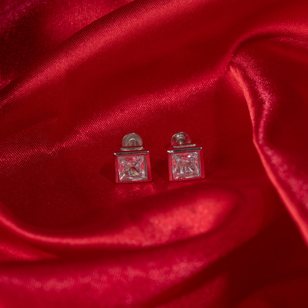 Square Stud Earrings