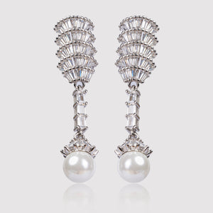 Ornate Pearl Cascade Earrings Ornate Pearl Cascade Earrings