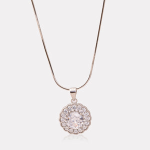 Luminous Halo Gemstone Pendant Luminous Halo Gemstone Pendant