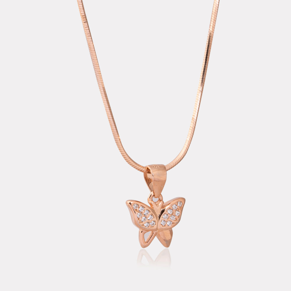 Luminous Butterfly Charm Pendant