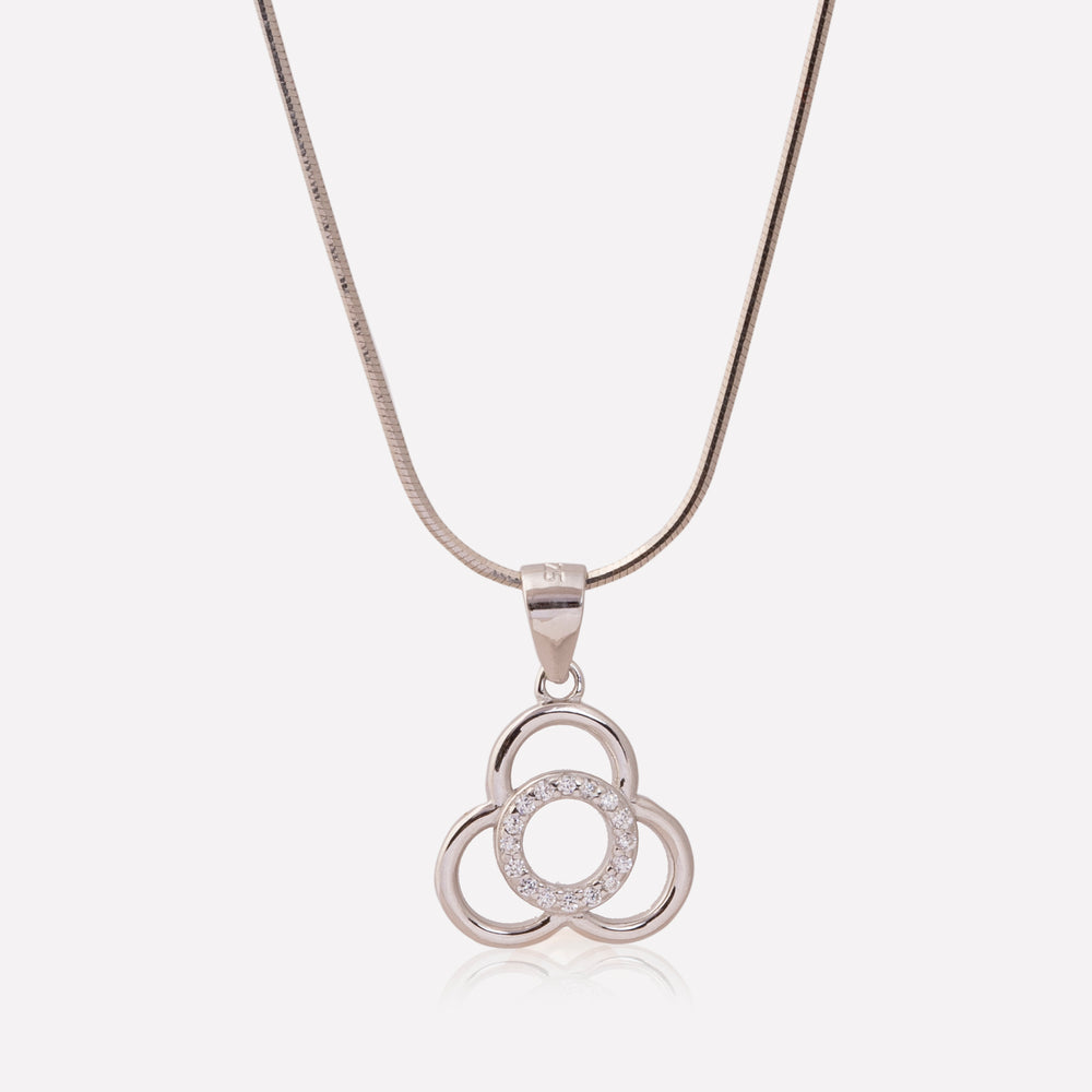 Glistening Concentric Gem Pendant