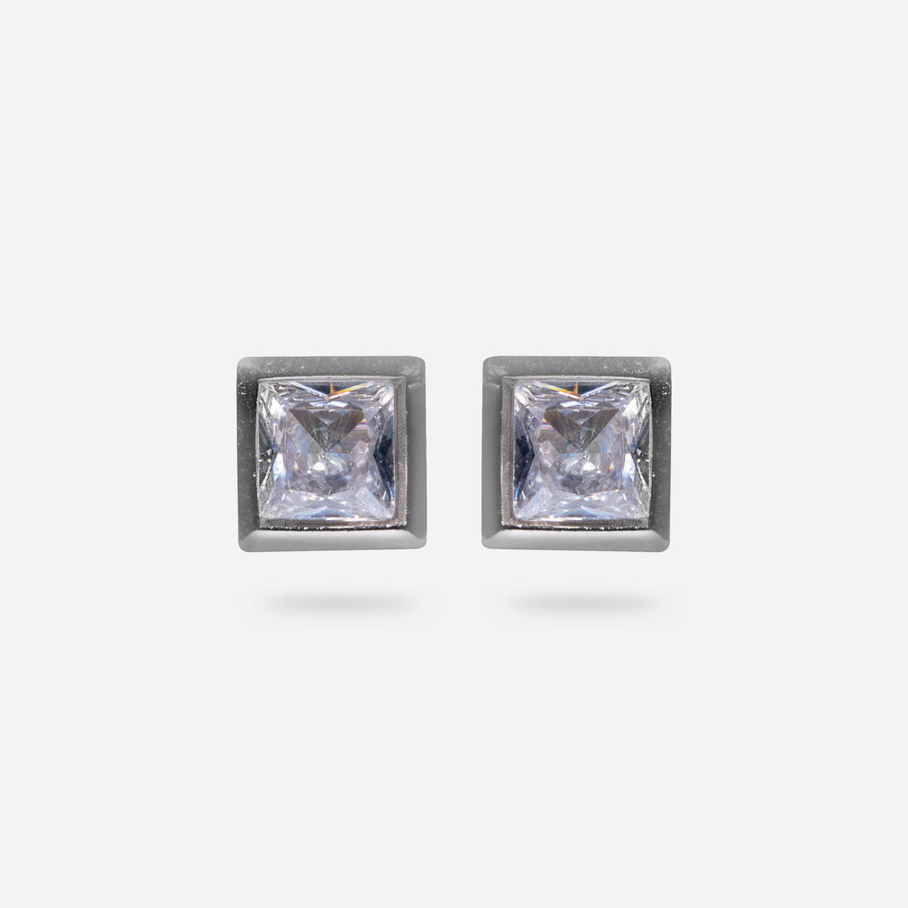 Square Stud Earrings