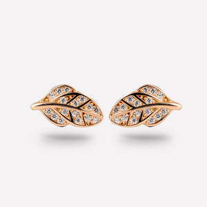Golden Leaf Elegance Studs Golden Leaf Elegance Studs