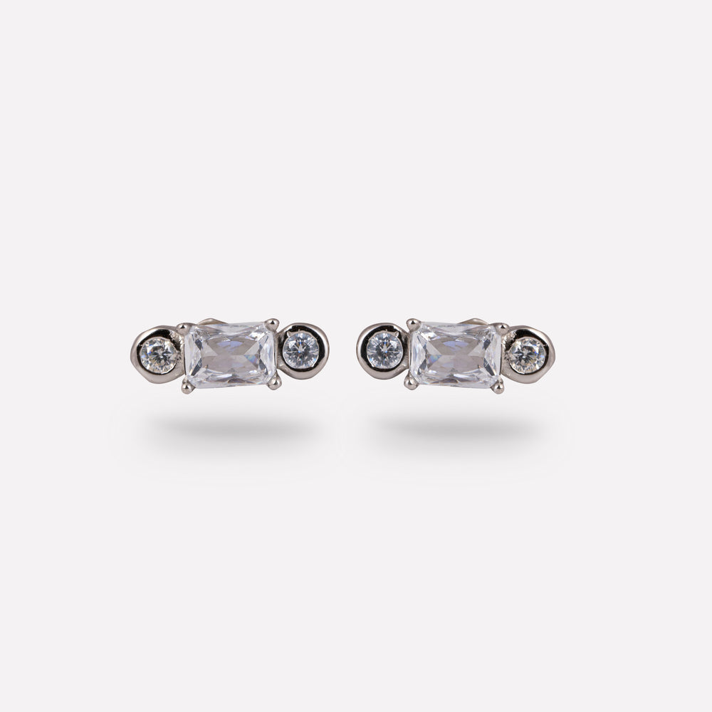 Crystal Clarity Gem Studs
