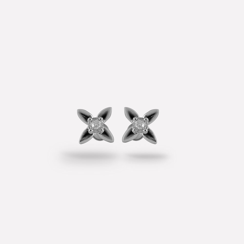 Petal Sparkle Diamond Studs