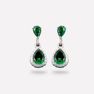 Emerald Drop Elegance Studs Emerald Drop Elegance Studs