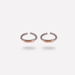 Rose Gold Bar Toe Ring Rose Gold Bar Toe Ring