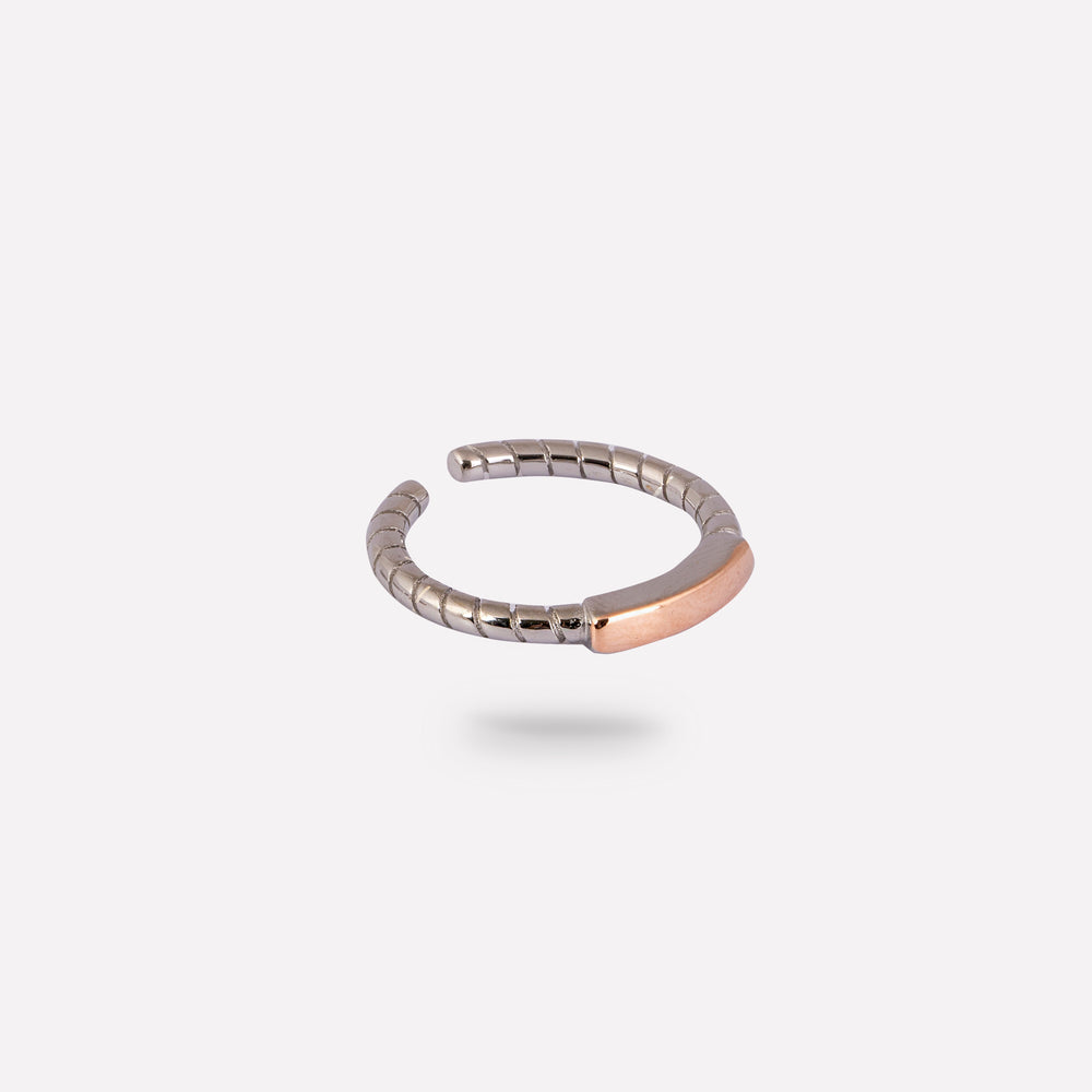 Rose Gold Bar Toe Ring