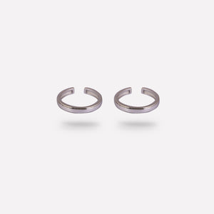 Textured surface Toe Ring Textured surface Toe Ring
