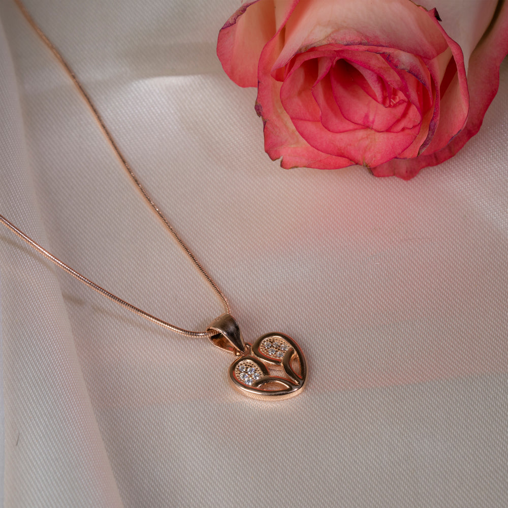 Sparkling Love Gemstone Pendant