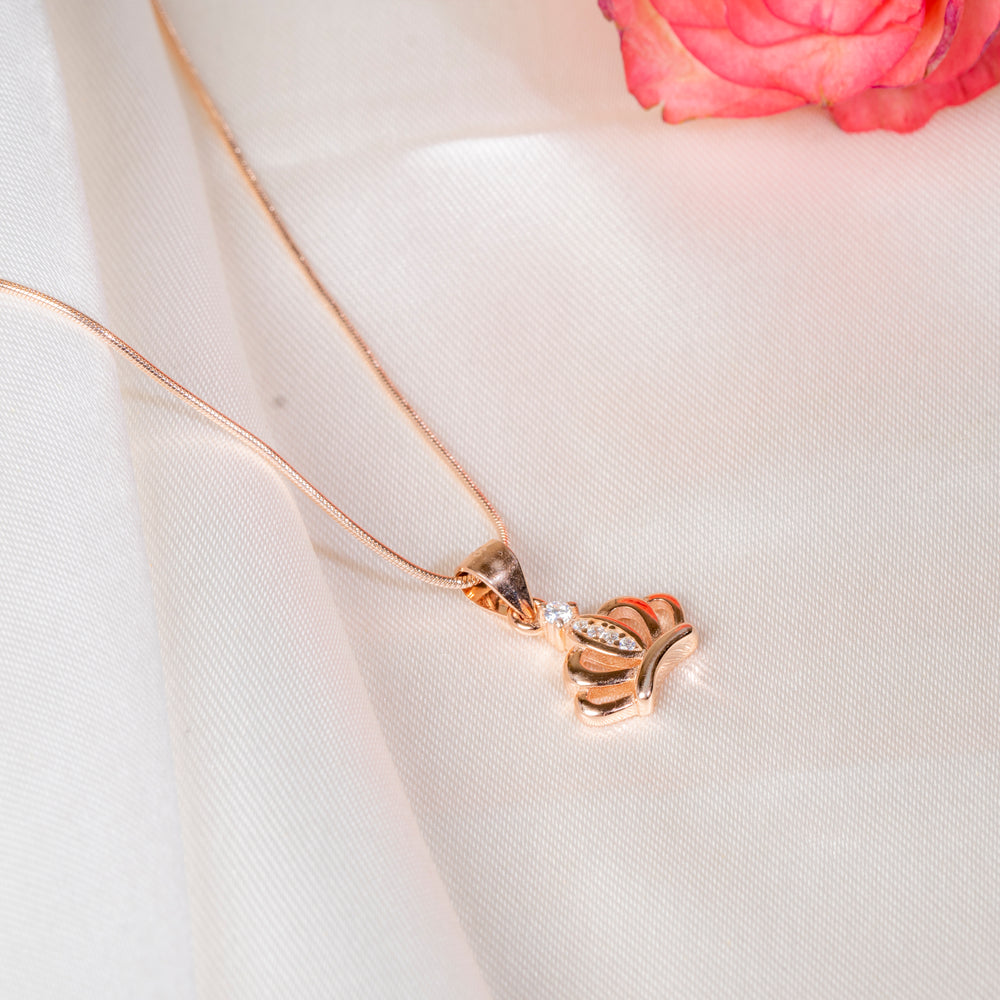 Glistening Crown Jewel Pendant
