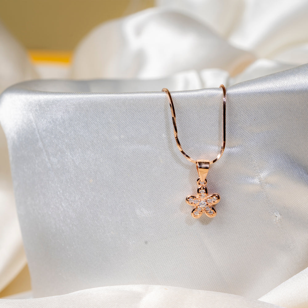 Luminous Flower Charm Pendant
