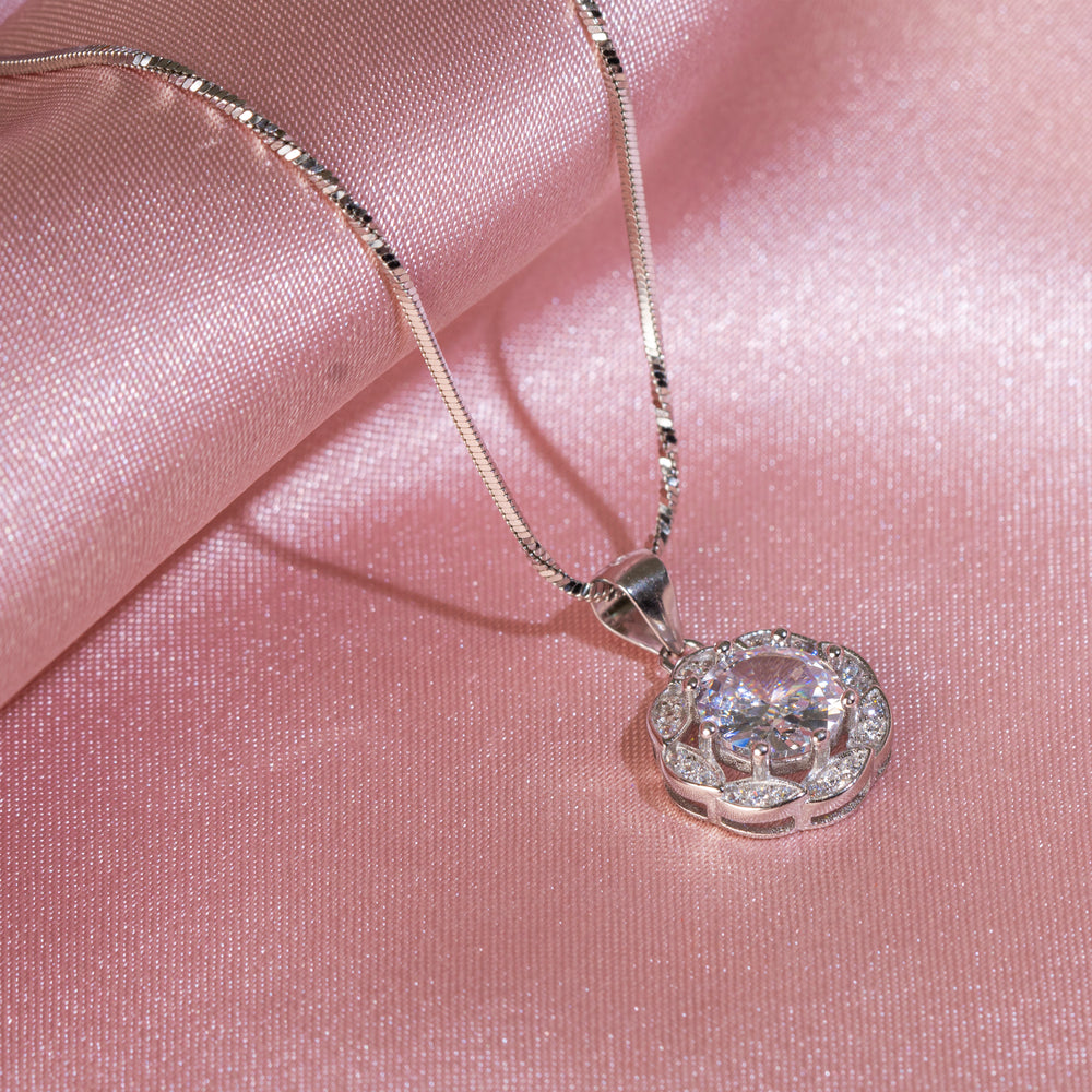 Luminous Crystal Charm Pendant