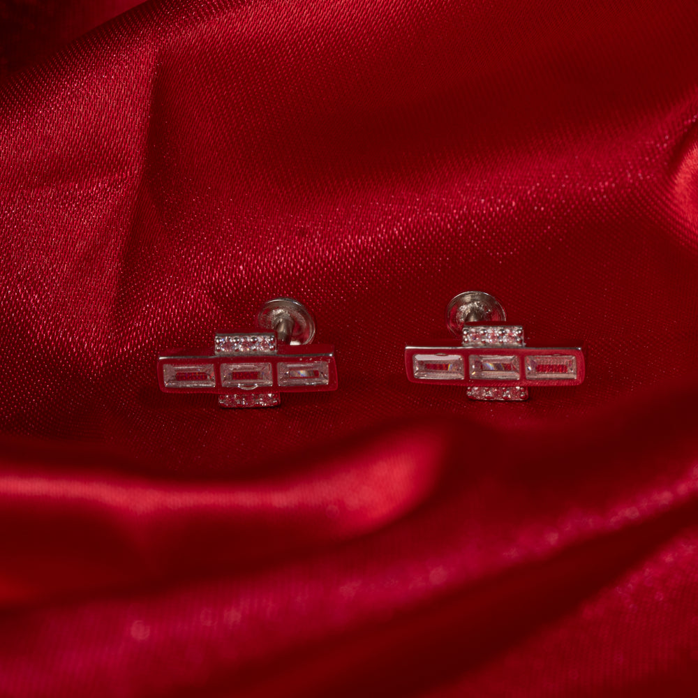 Luminous Edge Gemstone Studs