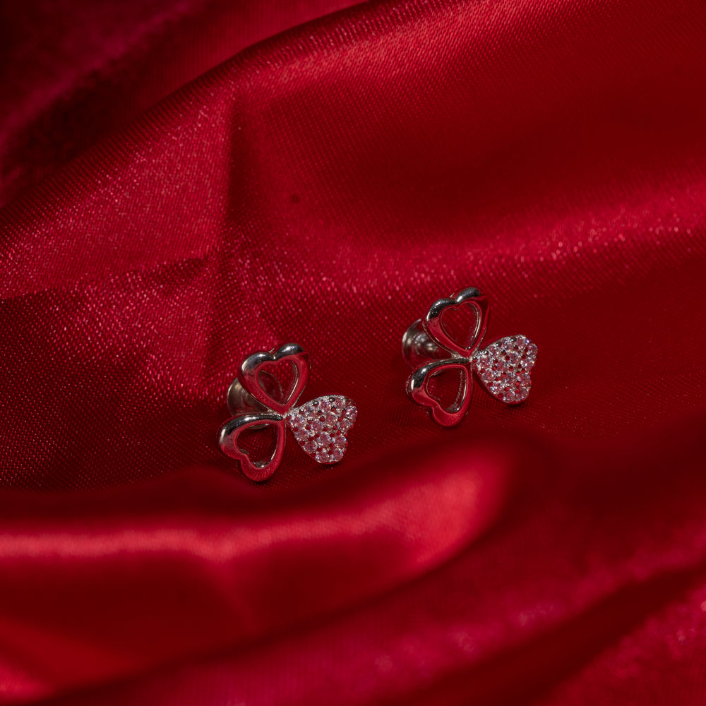 Hearts in Bloom Studs