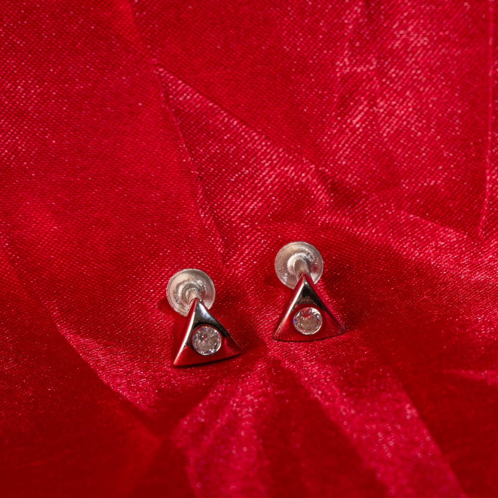 TriSparkle Gem Studs