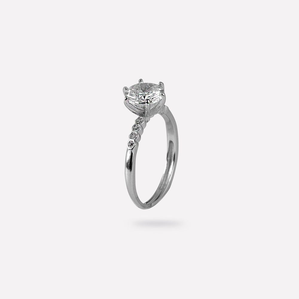 Classic Radiance Diamond Ring