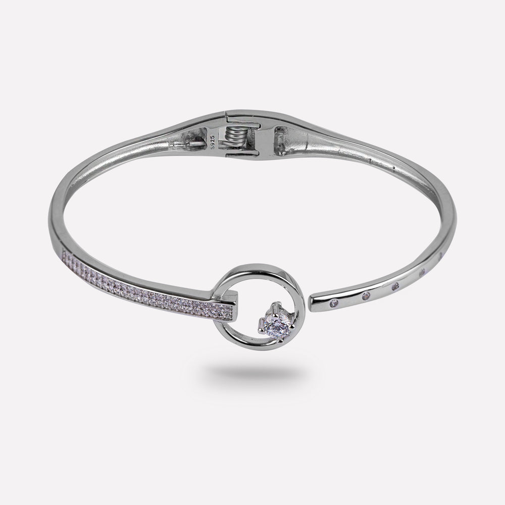 Radiant Circle Gemstone Bracelet