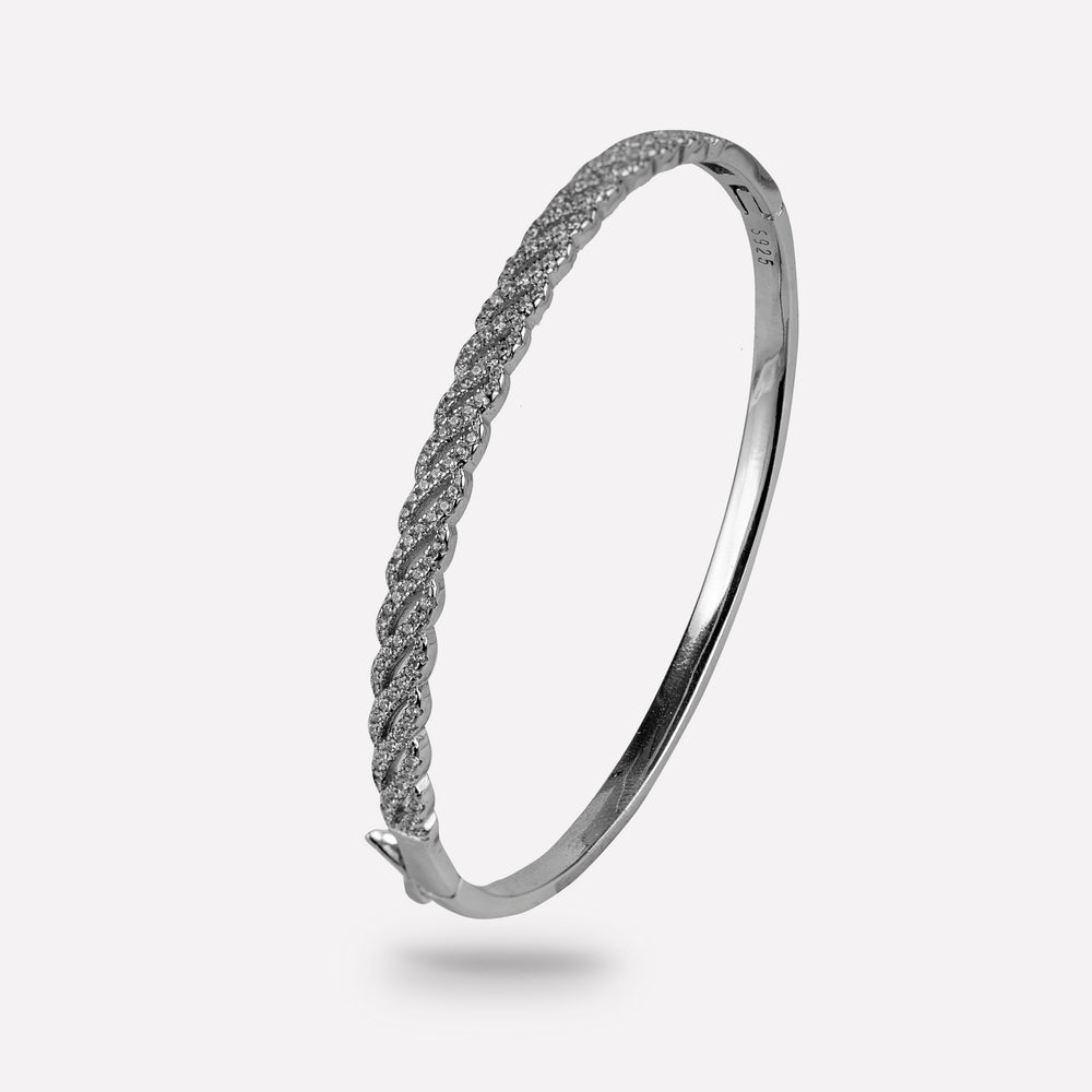 Shimmering Twisted Spring Bracelet