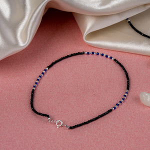 Mystic Black beaded Anklet Mystic Black beaded Anklet