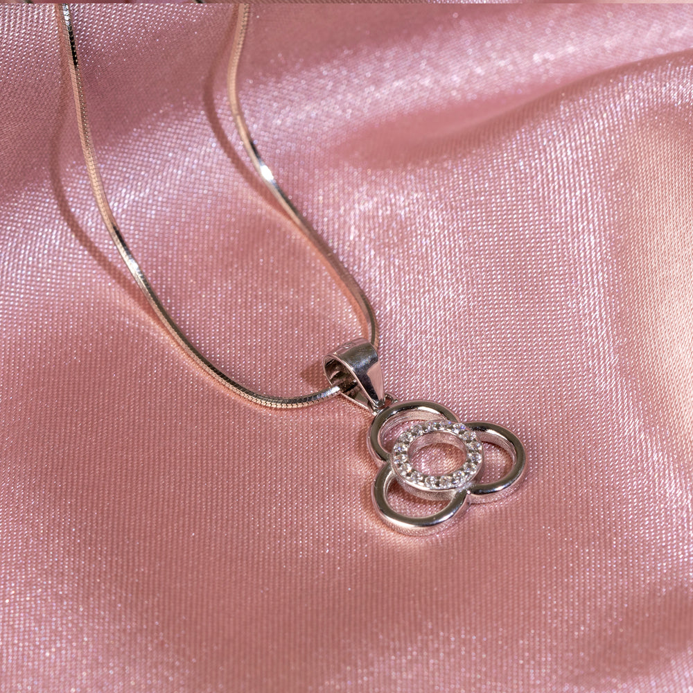 Glistening Concentric Gem Pendant