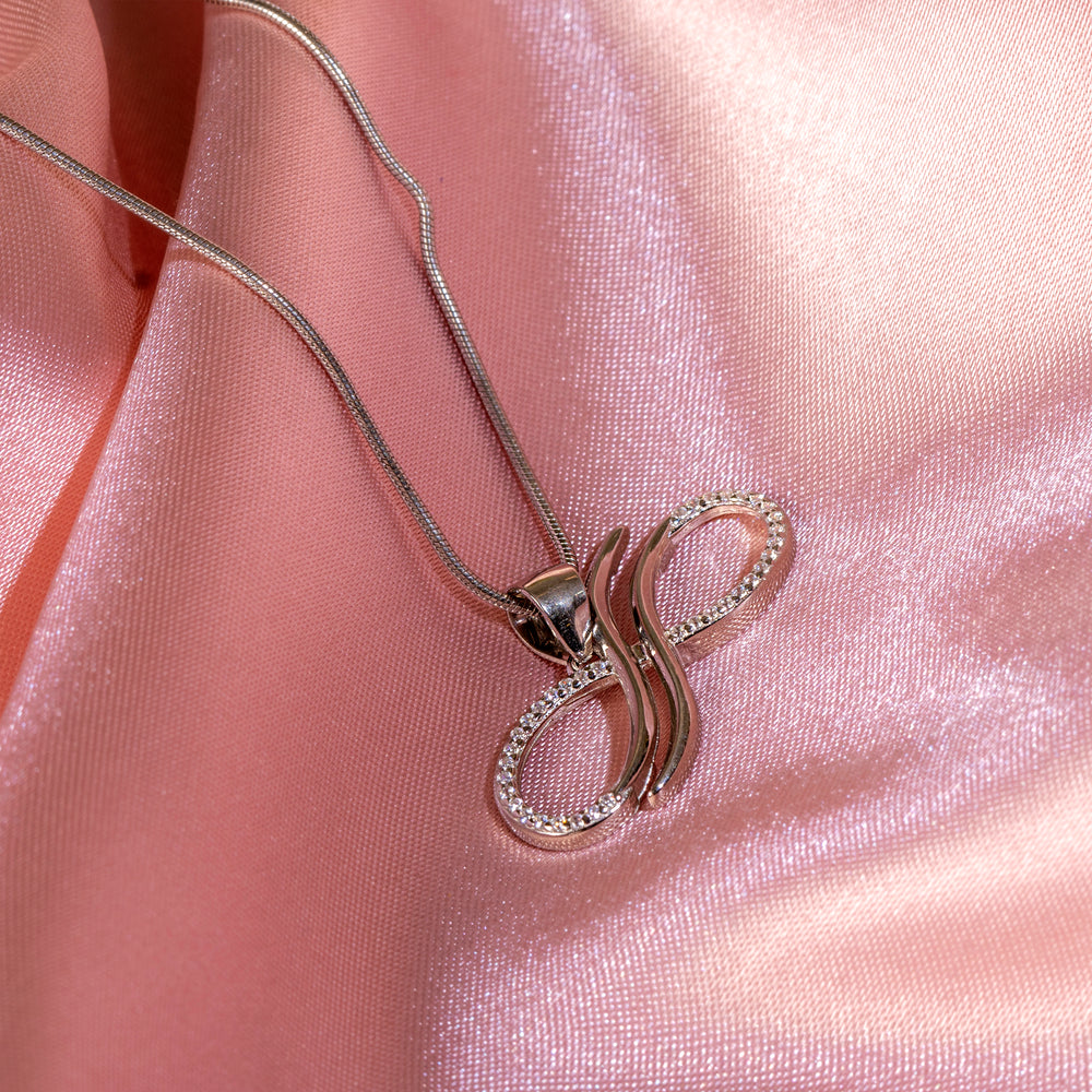 Sparkling Infinity Gemstone Pendant