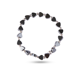 Little Heartbeat Black Beads Bracelet - Pair Little Heartbeat Black Beads Bracelet - Pair