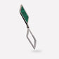 Green Gem Drops Earrings