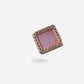 Pink Gem Earrings