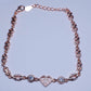 Rose gold silver unique design bracelet