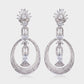 Elegant Sparkle 925 Chandeliers Earrings