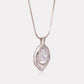 Radiant Teardrop Halo Pendant