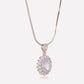 Eternity Shine White Crystal Pendant